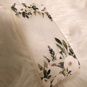 Iphone 6 plus white floral case